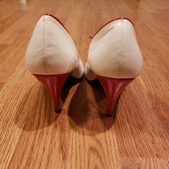 Vintage Peep Toe Pumps - Picture 3 of 6